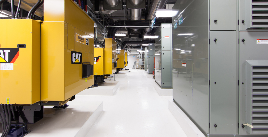 Yellow Data Centre Back Up Generators and Cooling System