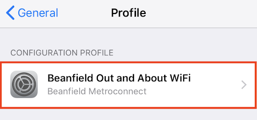 Apple profile list
