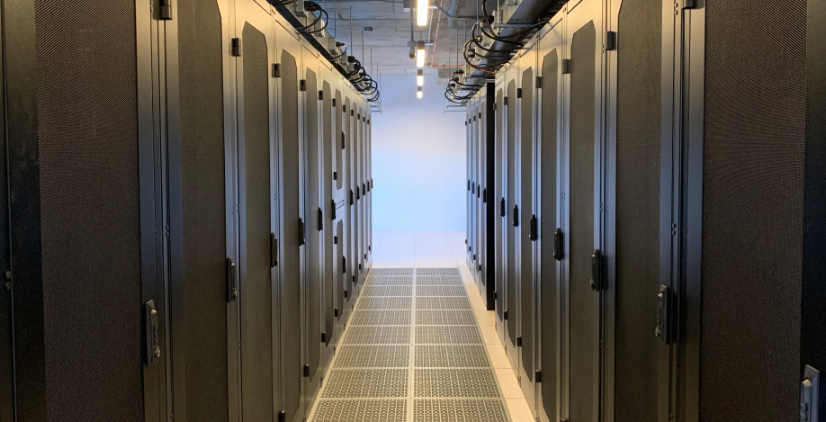 Aisle of Colocation Cabinets